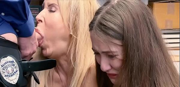  StepMom Erica Lauren And Daughter Samantha Hayes Caught Stealing And FUCKED HARD